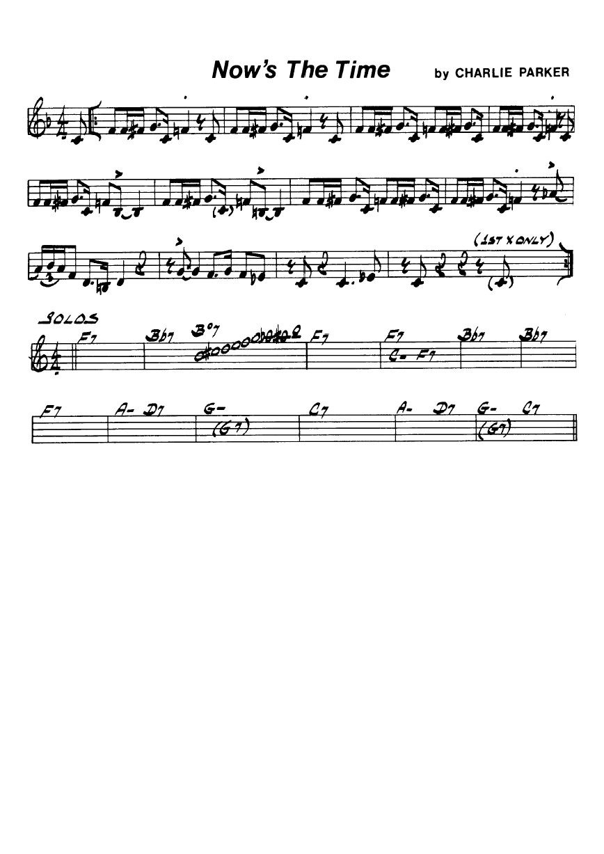 Now's the time Ноты Charlie Parker. Чарли Паркер Ноты. Now is the time Charlie Parker Ноты. Чарли Паркер — Charlie Parker Ноты.